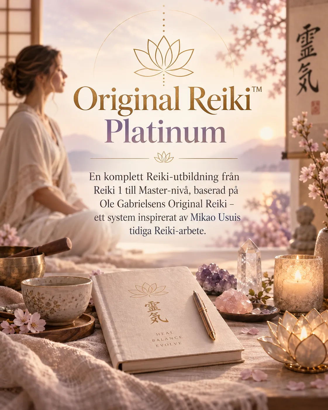 Reiki-utbildning — kurser i Kundalini, Usui och Original Reiki